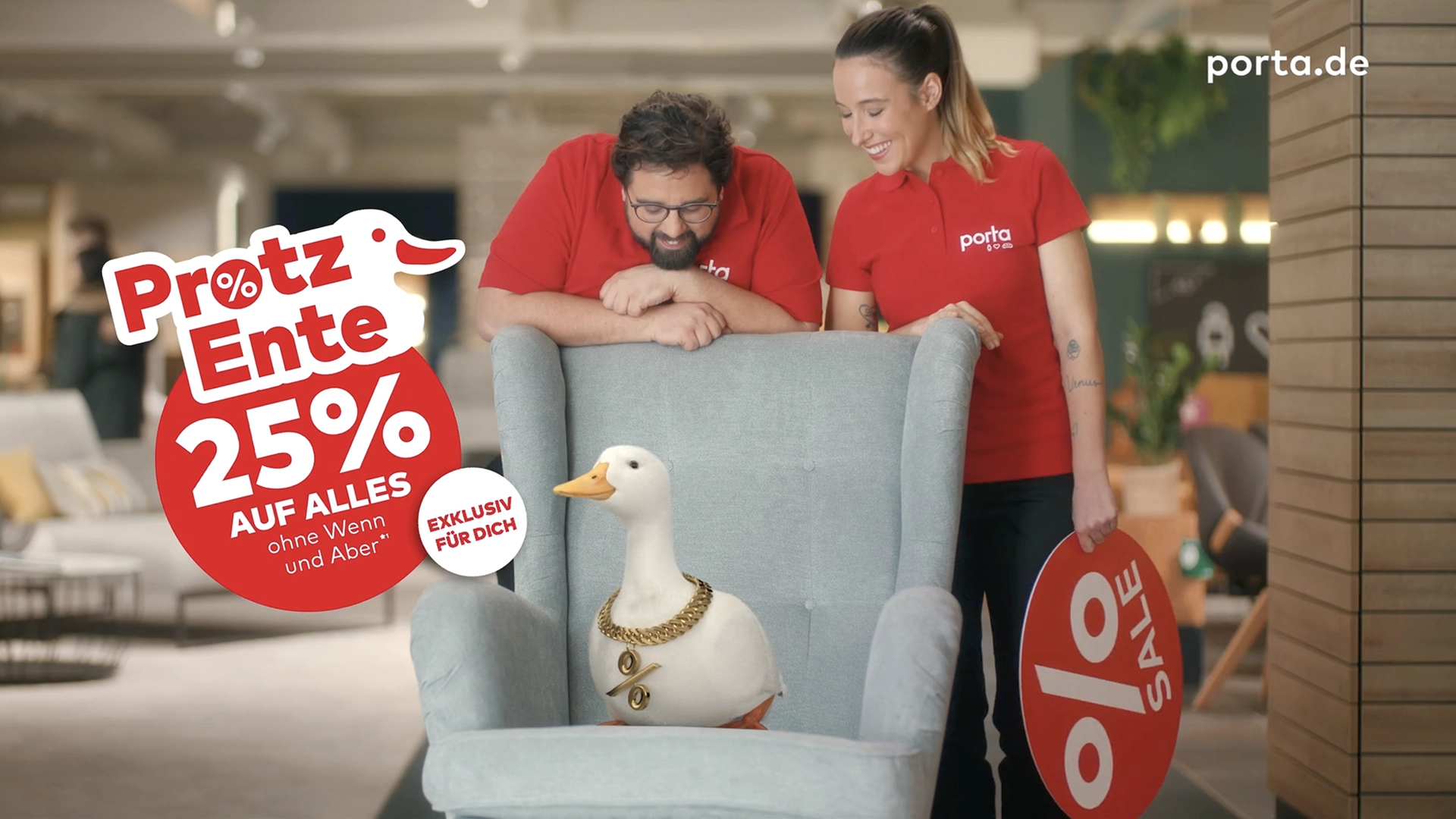 porta Möbel - Werbespot "Pro(t)zente"